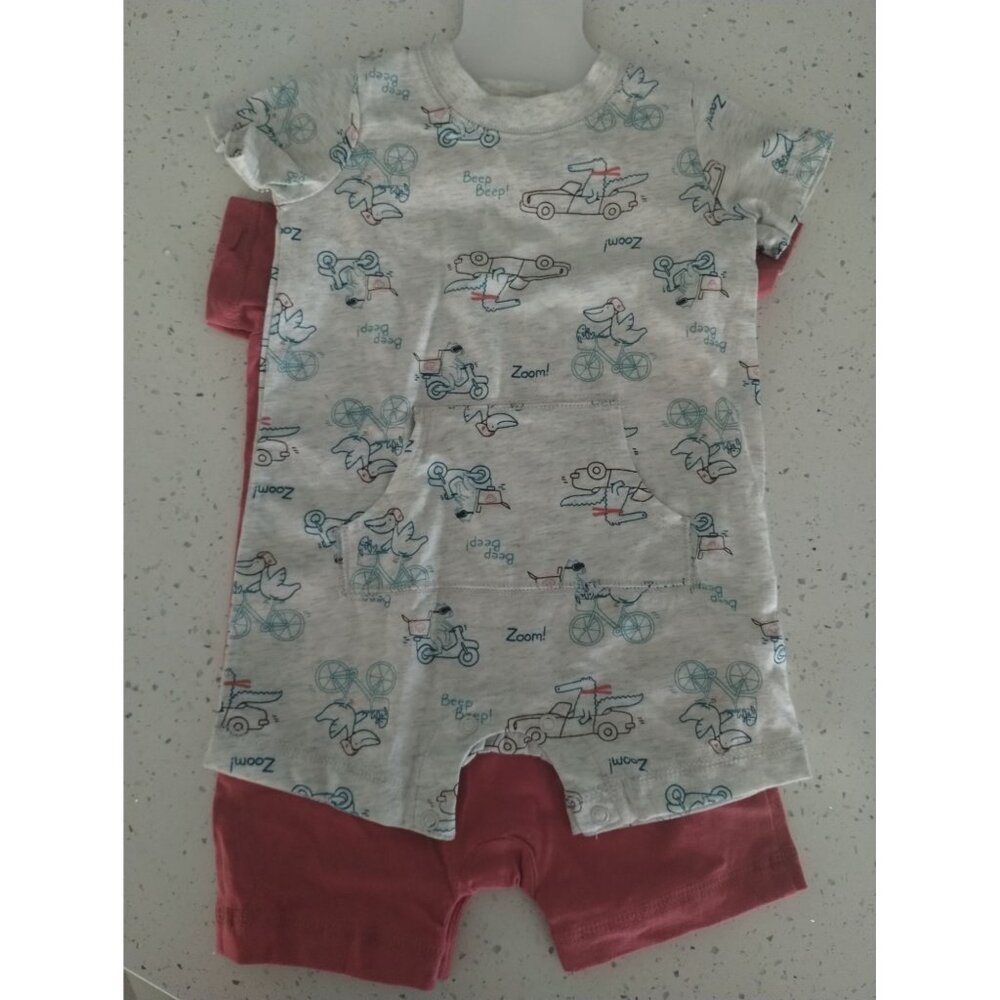 Carter 2-piece Romper Set.  Size:12 or 18 months